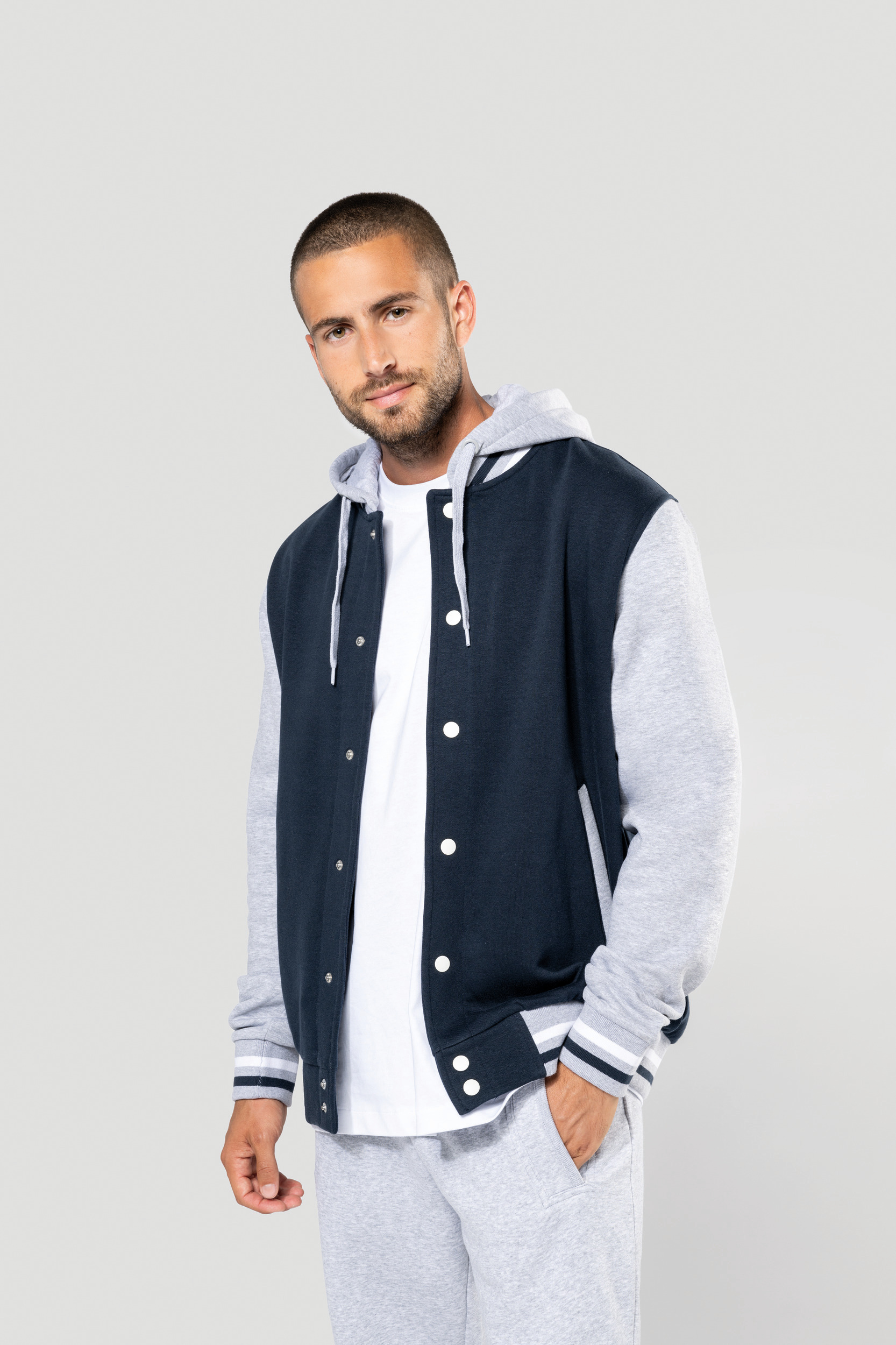 Miniature 2 pour Blouson Teddy à capuche Unisexe