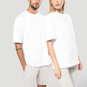 Visuel T-shirt unisexe oversize manches courtes