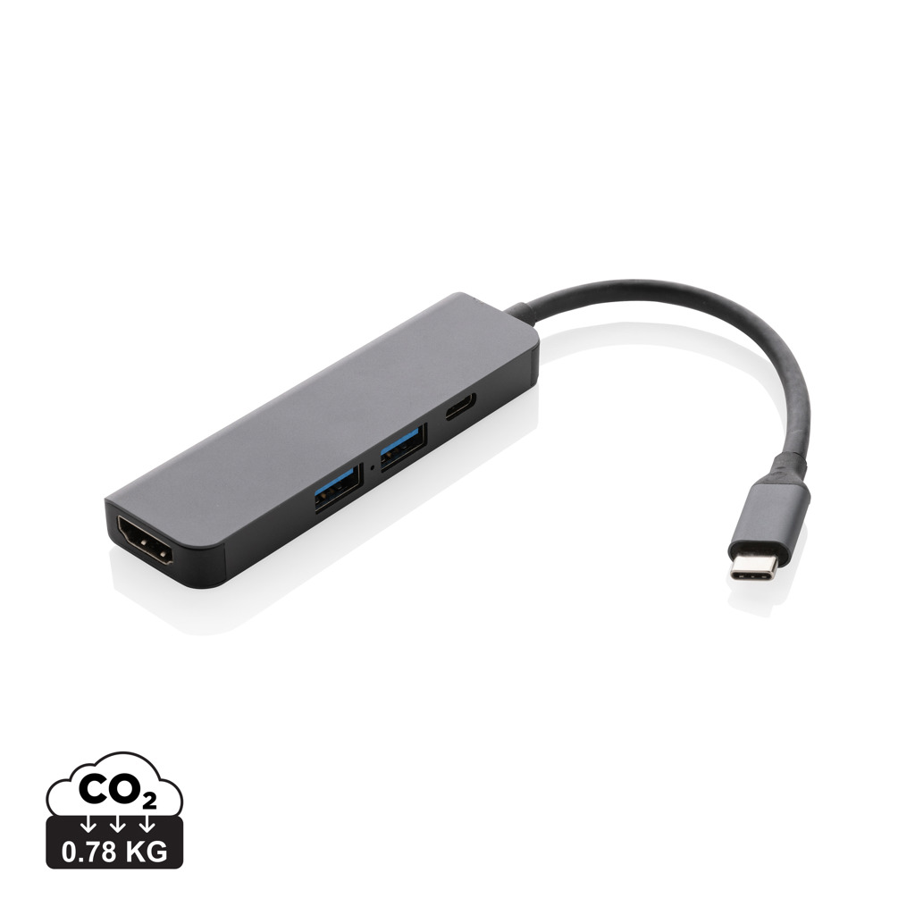 Miniature 1 pour Hub avec entrée HDMI en aluminium recyclé Terra RCS