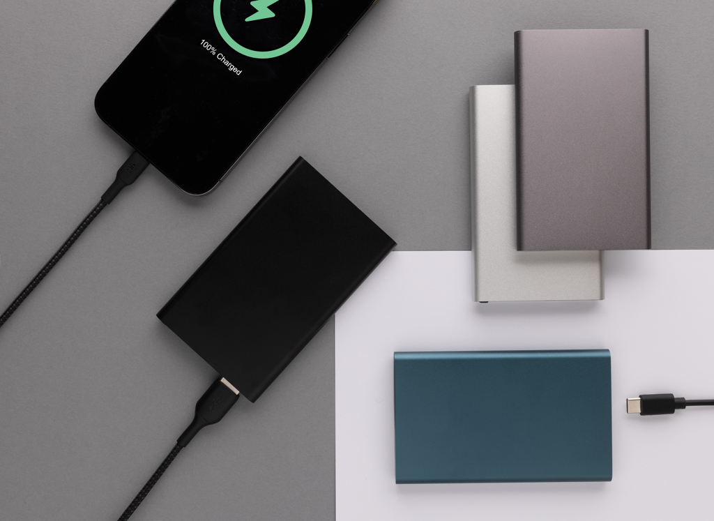 Miniature 10 pour Powerbank 4000mAh en plastique recyclé/aluminium RCS