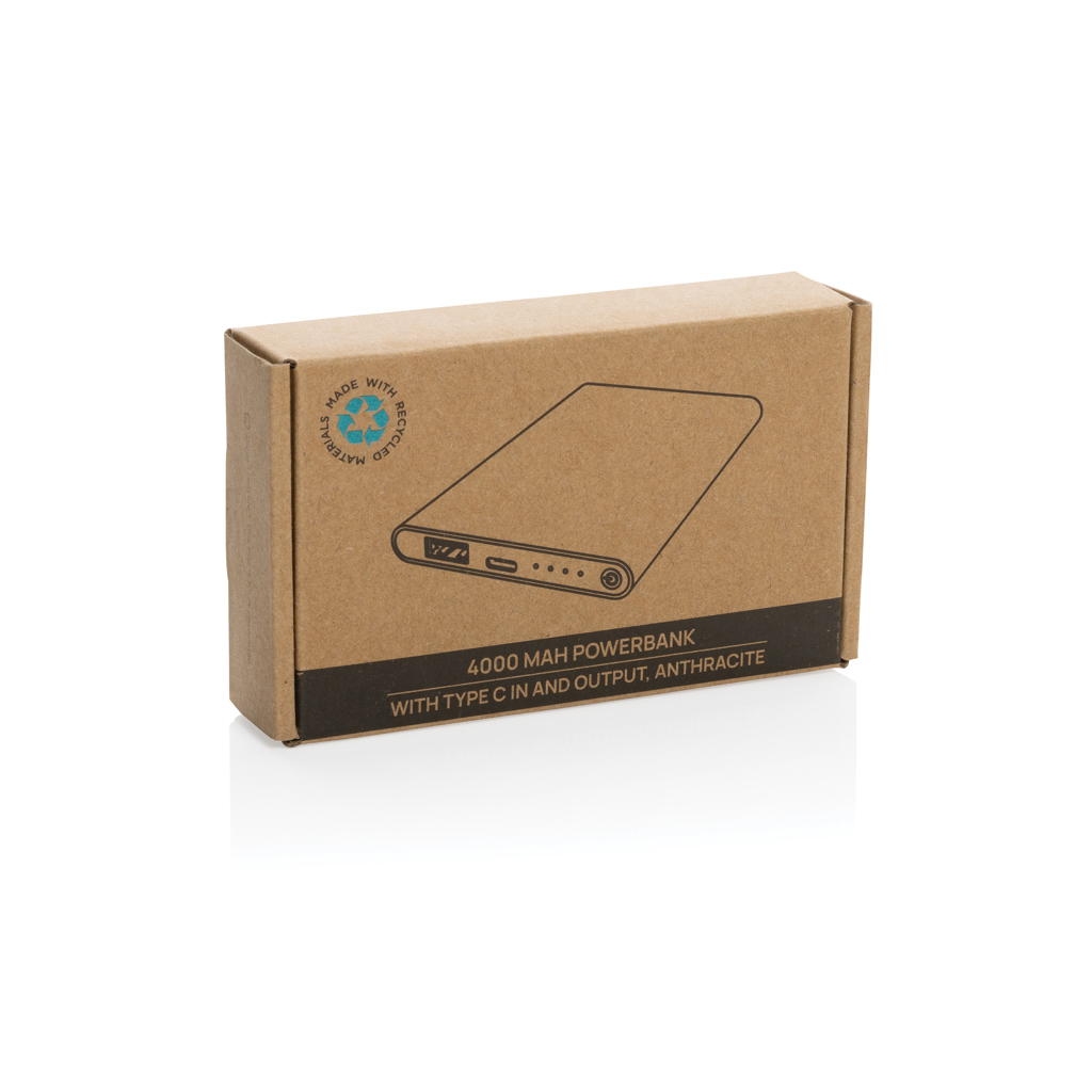 Miniature 12 pour Powerbank 4000mAh en plastique recyclé/aluminium RCS