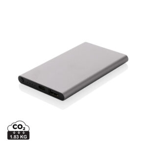 Visuel Powerbank 4000mAh en plastique recyclé/aluminium RCS