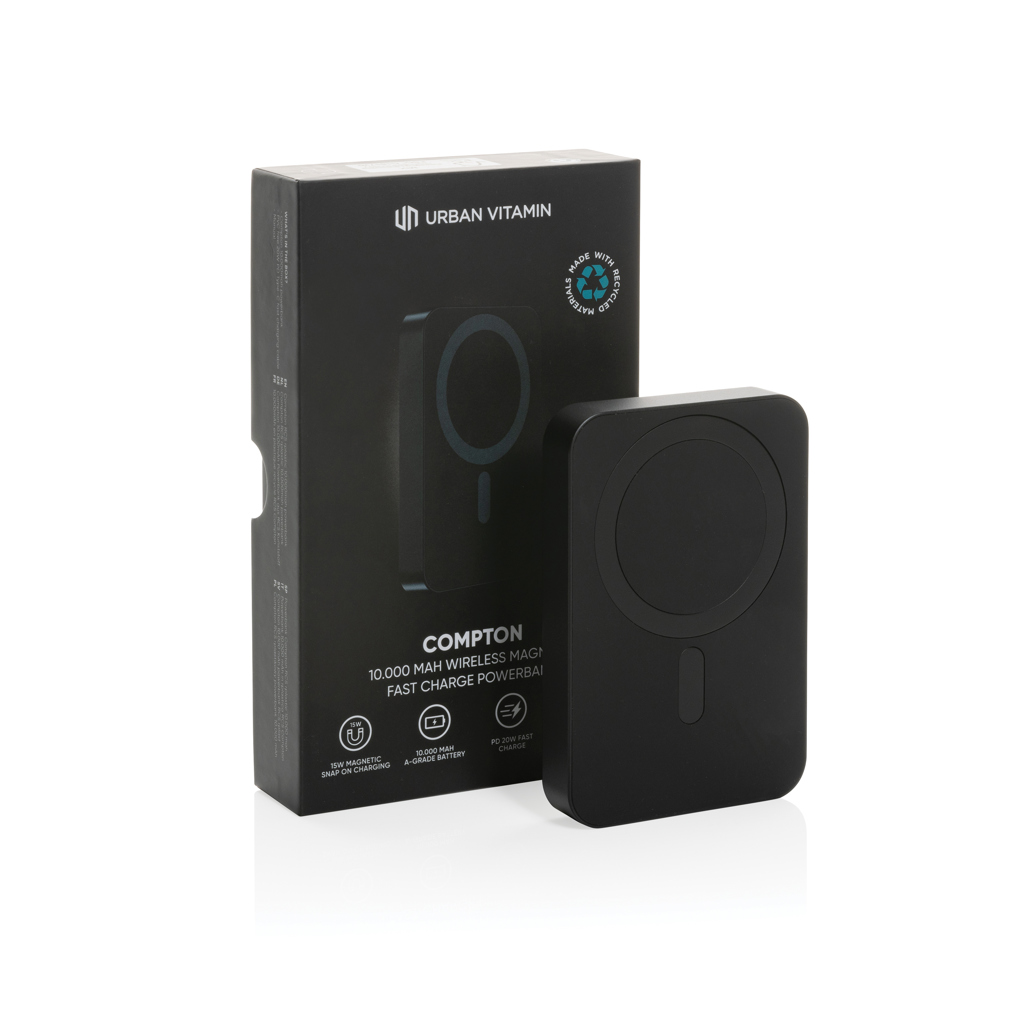Miniature 15 pour Compton RCS plastique recyclé/aluminium 10 000 mAh powerbank