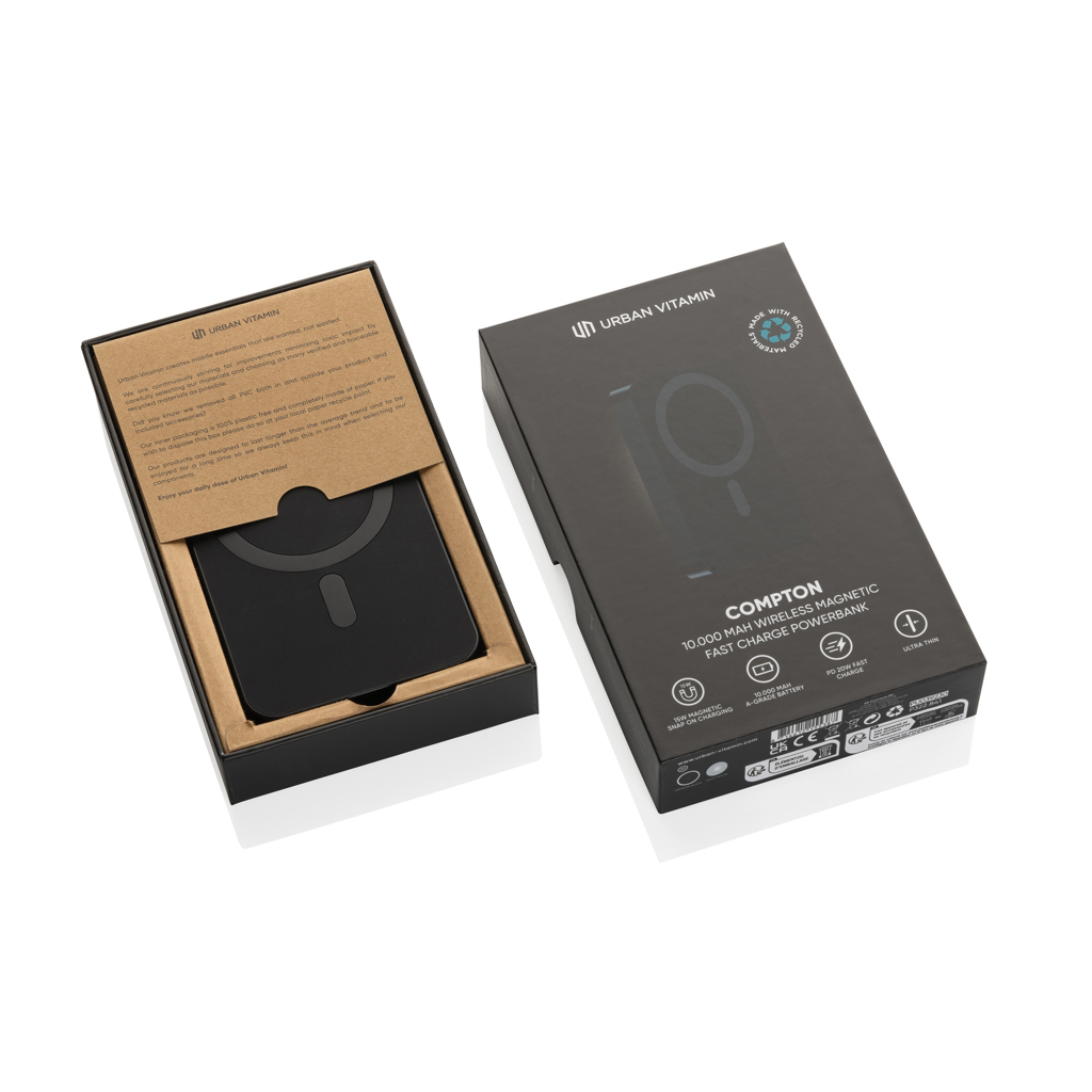 Miniature 17 pour Compton RCS plastique recyclé/aluminium 10 000 mAh powerbank