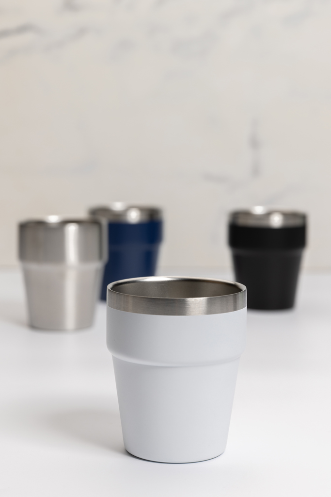 Miniature 6 pour Tasse à café 300ml à double paroi en acier RCS Clark