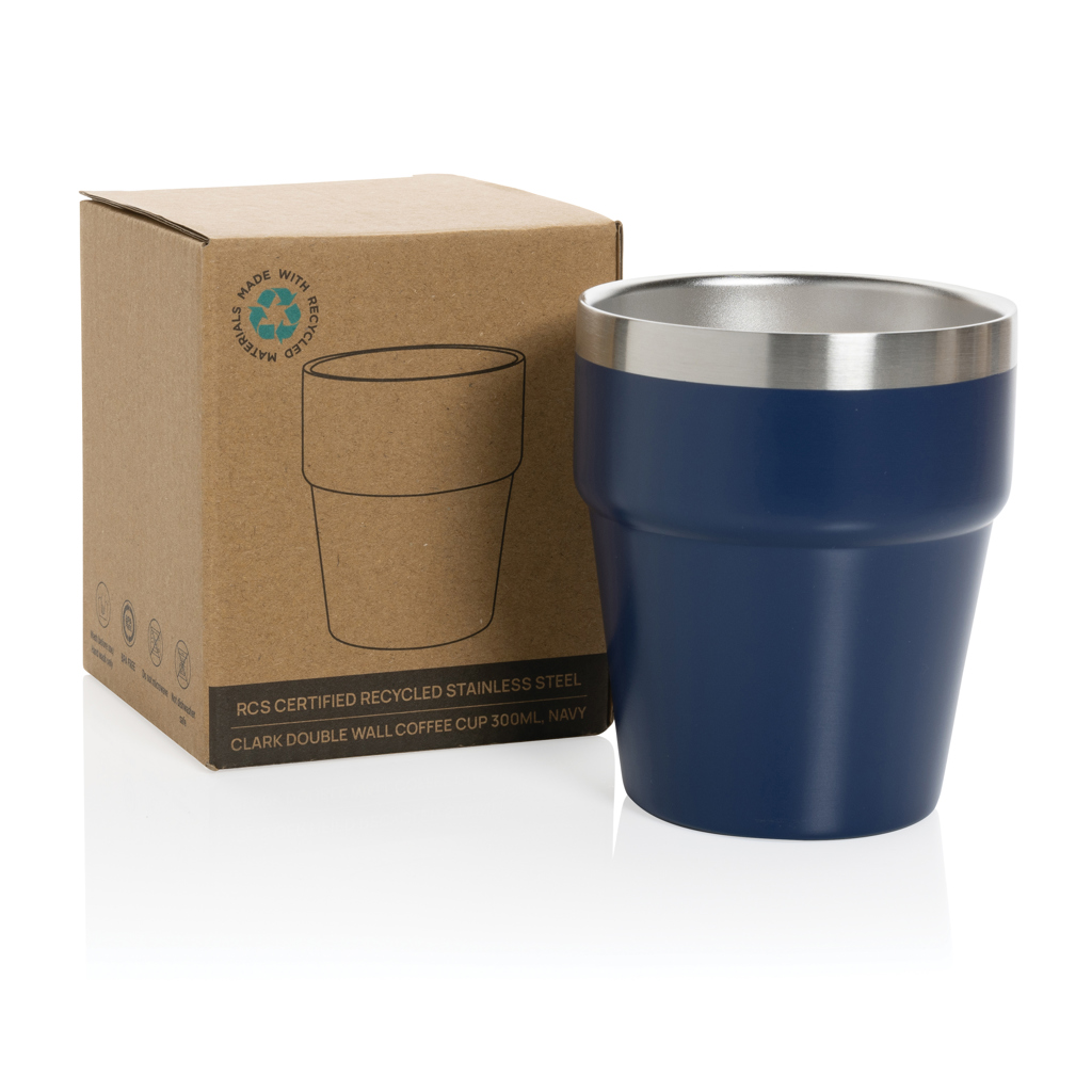 Miniature 7 pour Tasse à café 300ml à double paroi en acier RCS Clark