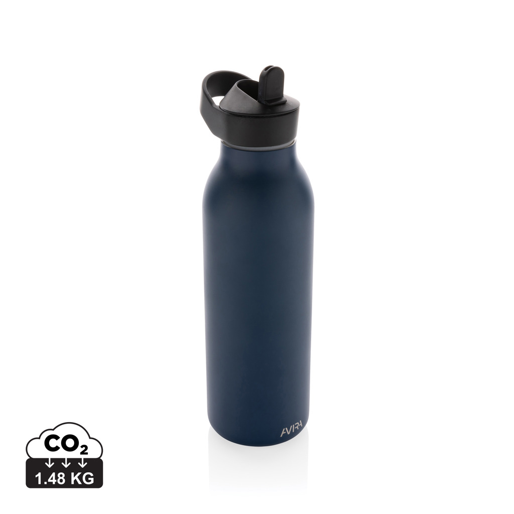 Miniature 1 pour Bouteille d'eau 500ml fliptop en acier RCS Avira Ara