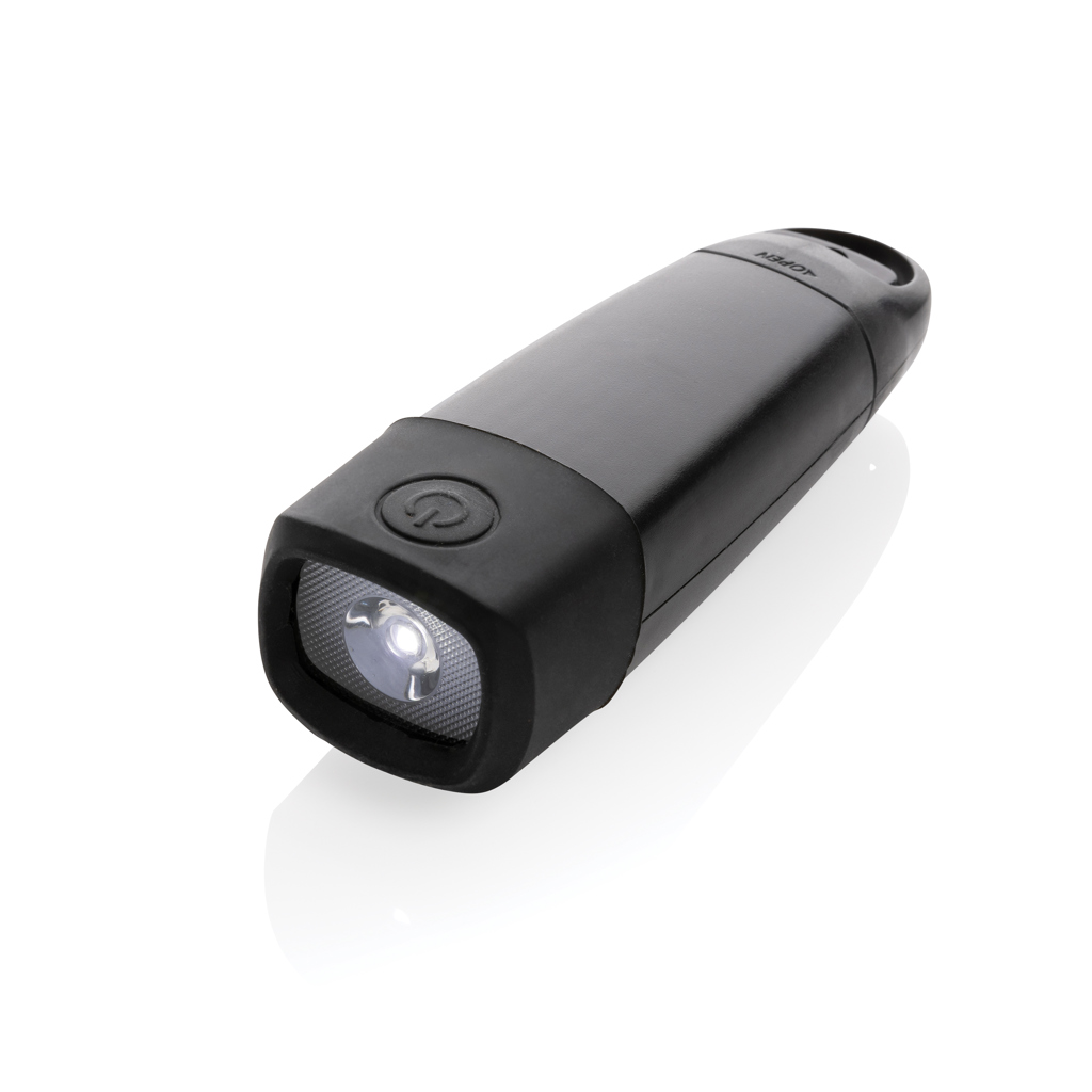 Miniature 3 pour Torche rechargeable par USB avec manivelle en plastique RCS