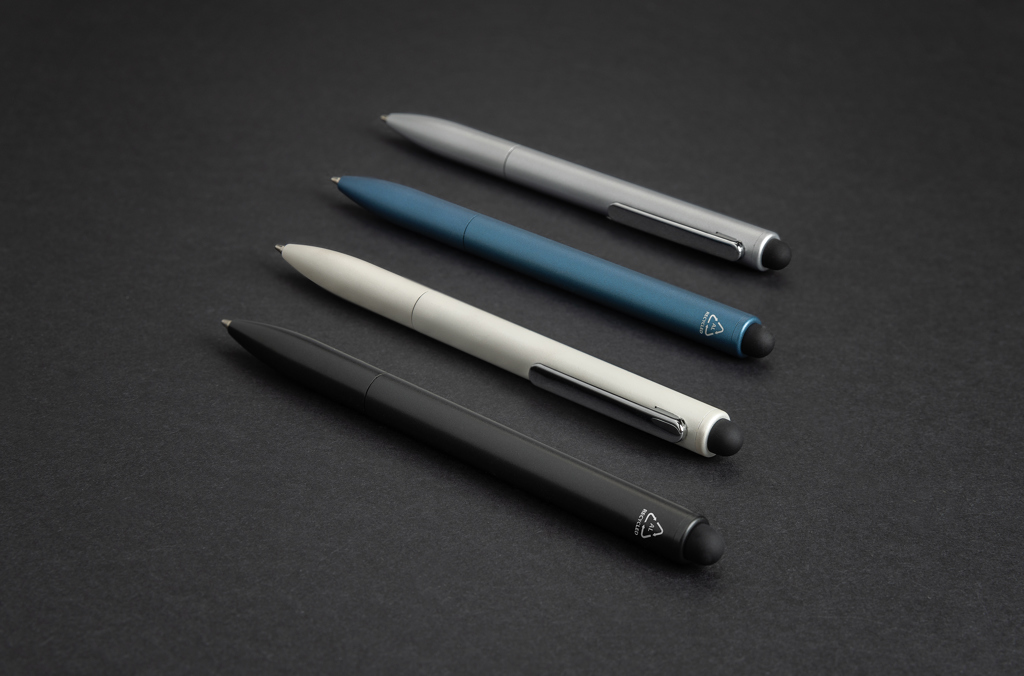 Miniature 8 pour Stylo en aluminium recyclé certifié RCS avec stylet Kymi
