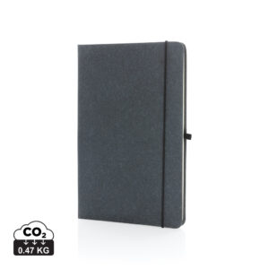 Visuel Carnet A5 à couverture rigide en cuir recyclé
