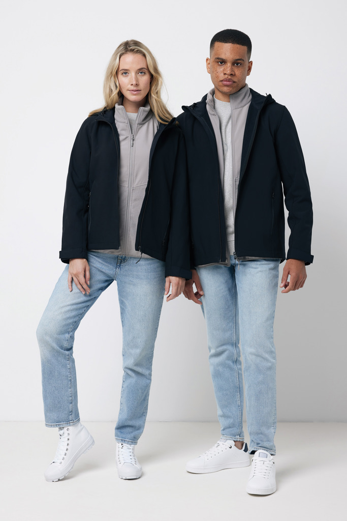 Miniature 4 pour Veste homme soft shell en polyester recyclé Iqoniq Makalu