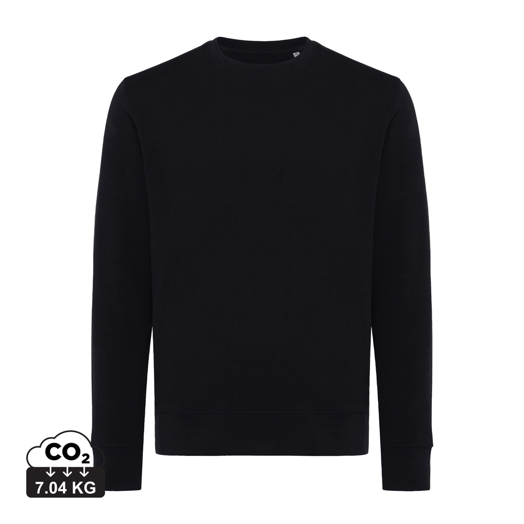 Miniature 1 pour Sweater à col rond léger en coton recyclé Iqoniq Etosha