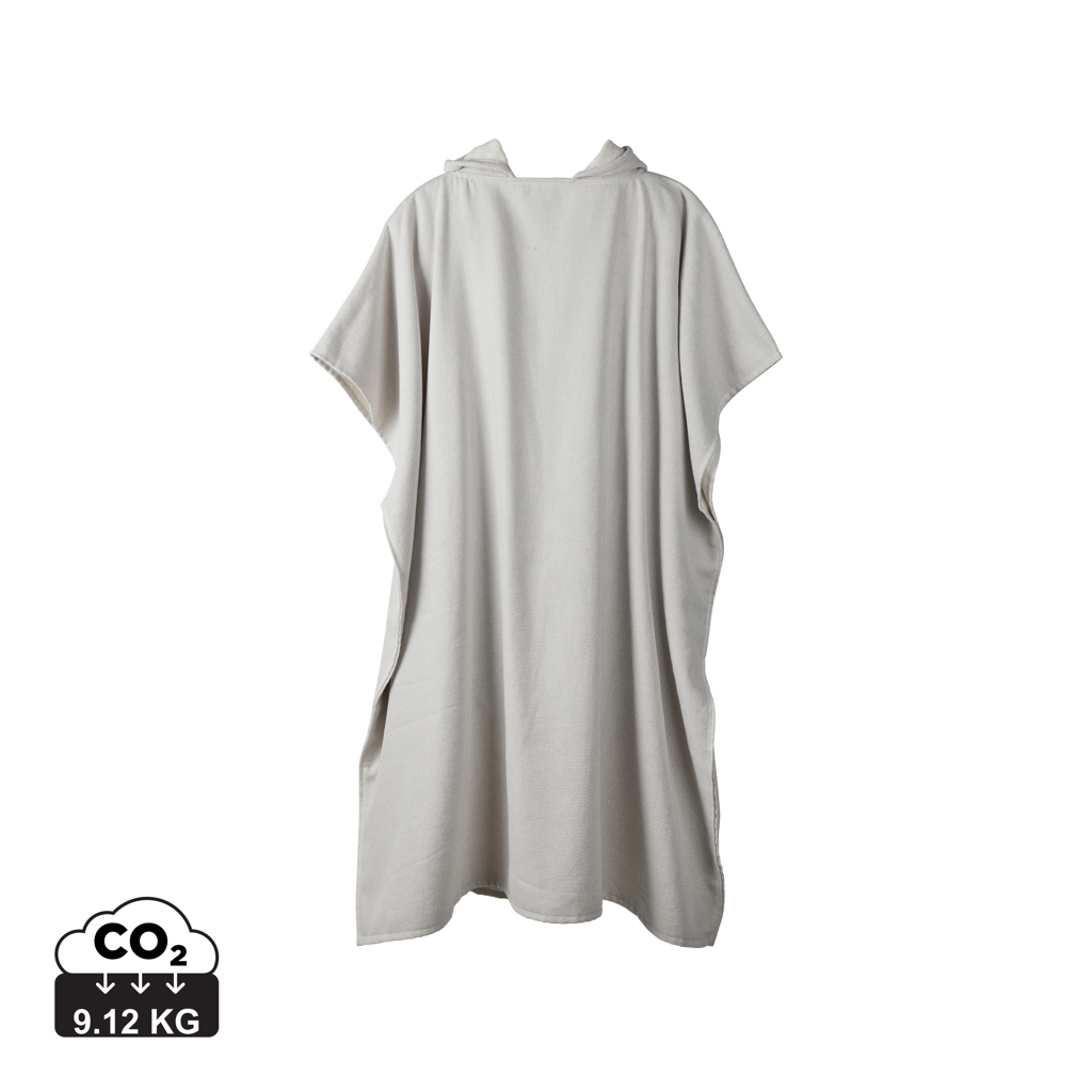 Miniature 1 pour VINGA Poncho de plage ou hammam en éponge Tolo