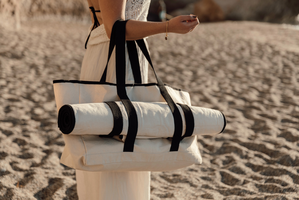 Miniature 5 pour VINGA Sac de plage en toile recyclée AWARE™  Volonne