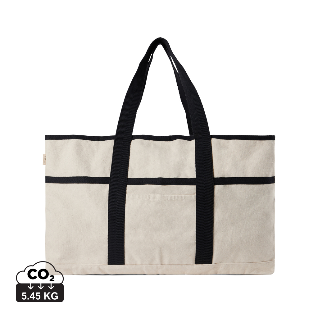 Miniature 1 pour VINGA Sac de plage en toile recyclée AWARE™  Volonne