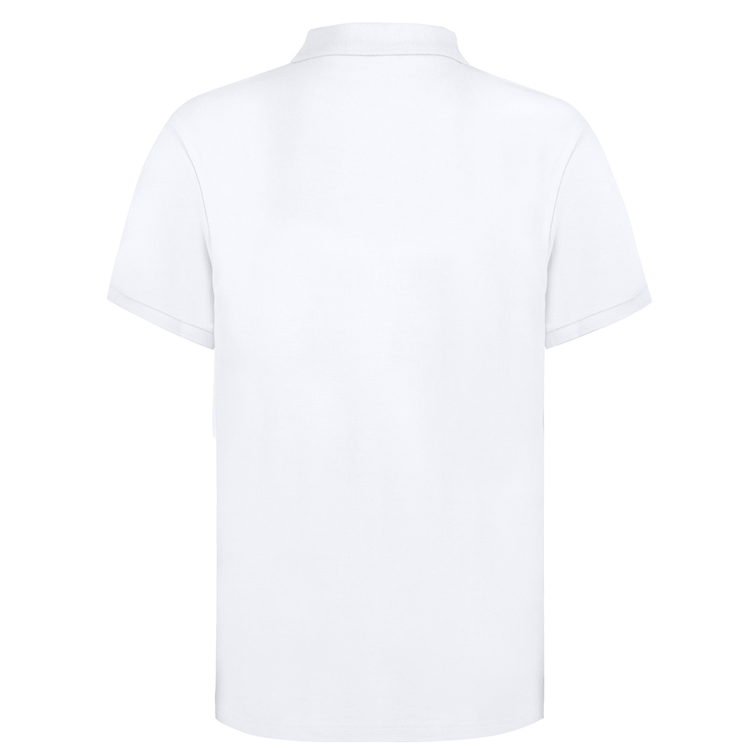 Miniature 1 pour Polo Adulte Blanc Fifiluco - personnalisable