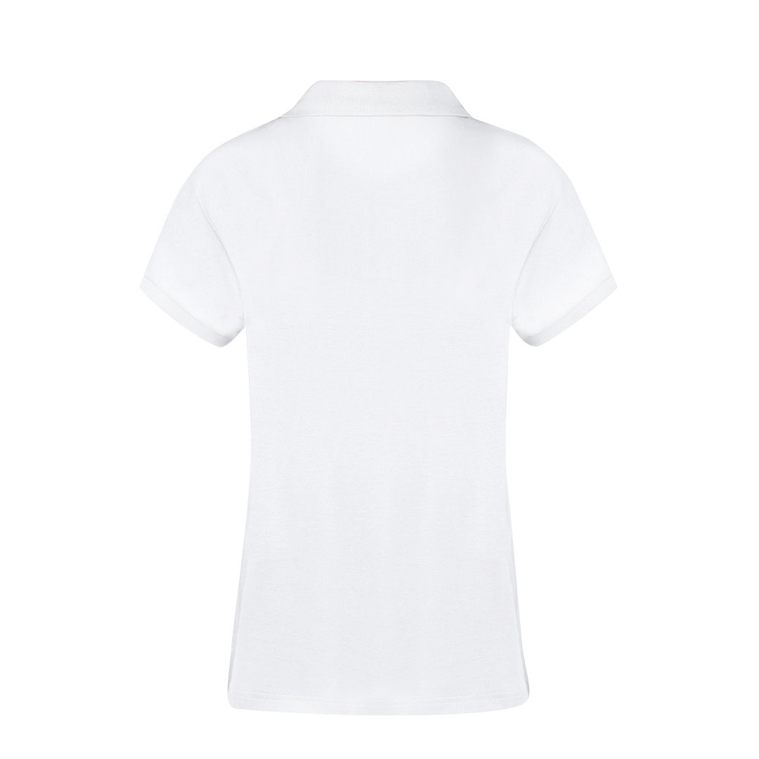 Miniature 2 pour Polo Femme Blanc Kibaso - personnalisable