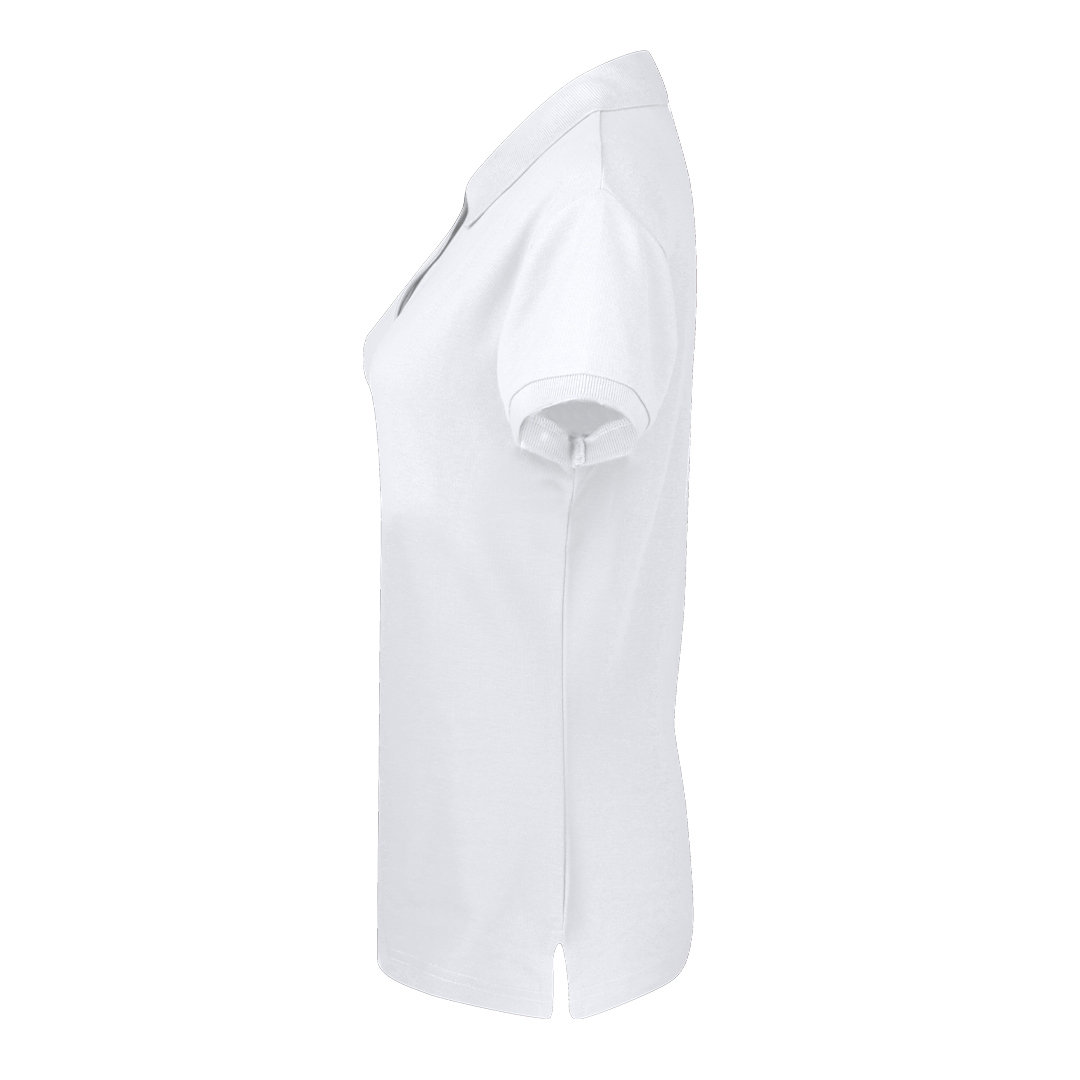 Miniature 3 pour Polo Femme Blanc Kibaso - personnalisable