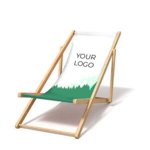 Visuel Chaise de plage publicitaire
