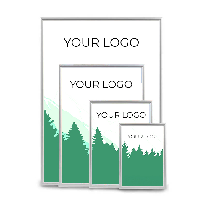 Miniature 1 pour Cadre avec affiche publicitaire