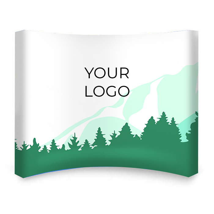 Miniature 1 pour Mur d'image publicitaire en arc Express