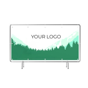 Visuel Bâche publicitaire à ourlet et oeillet