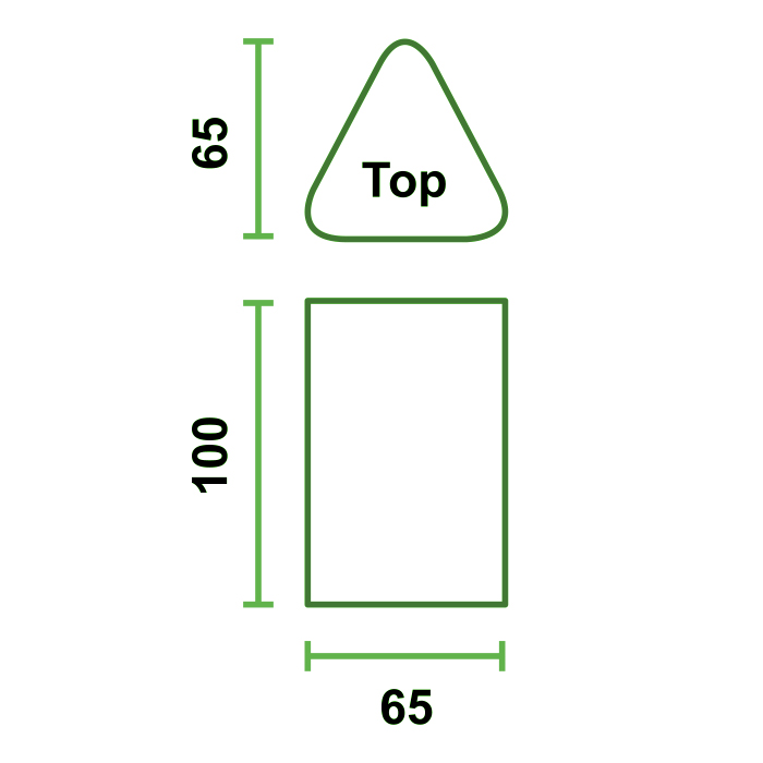 Miniature 2 pour Comptoir publicitaire triangle