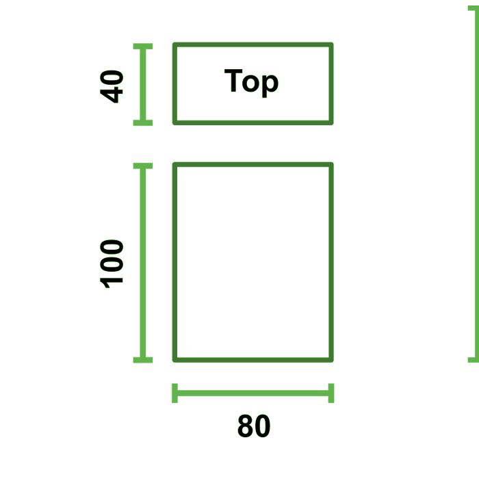 Miniature 2 pour Comptoir publicitaire rectangle