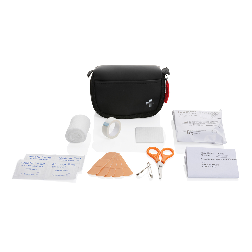 Miniature 2 pour Set premiers secours taille poste en PU nubuck recyclé RCS
