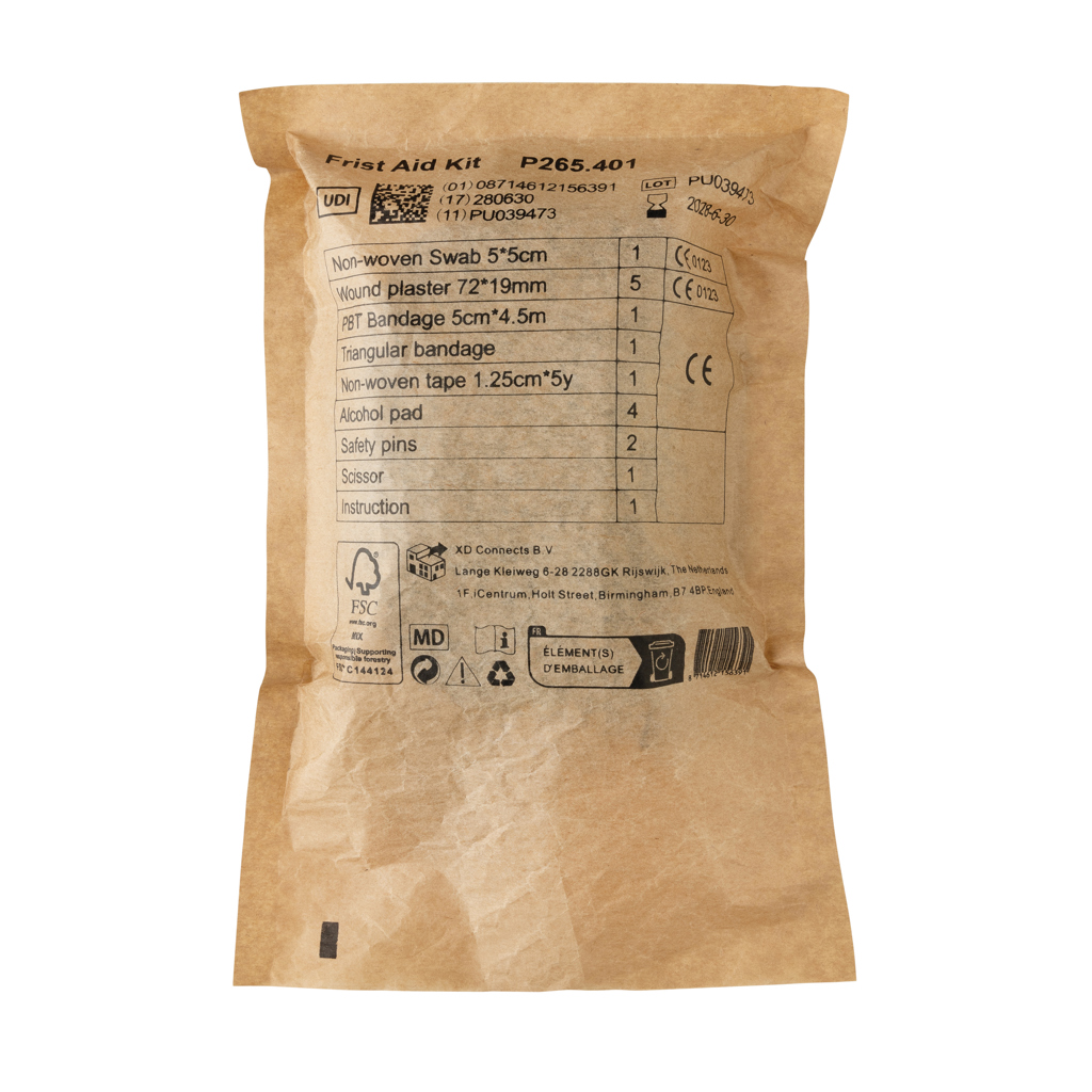 Miniature 10 pour Set premiers secours taille poste en PU nubuck recyclé RCS