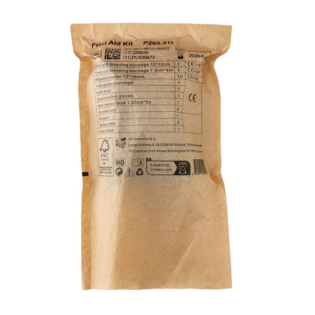 Miniature 10 pour Set de premiers secours en PU nubuck recyclé RCS