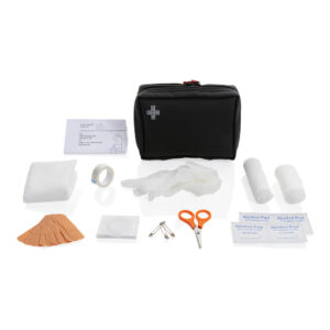 Visuel Set de premiers secours en PU nubuck recyclé RCS