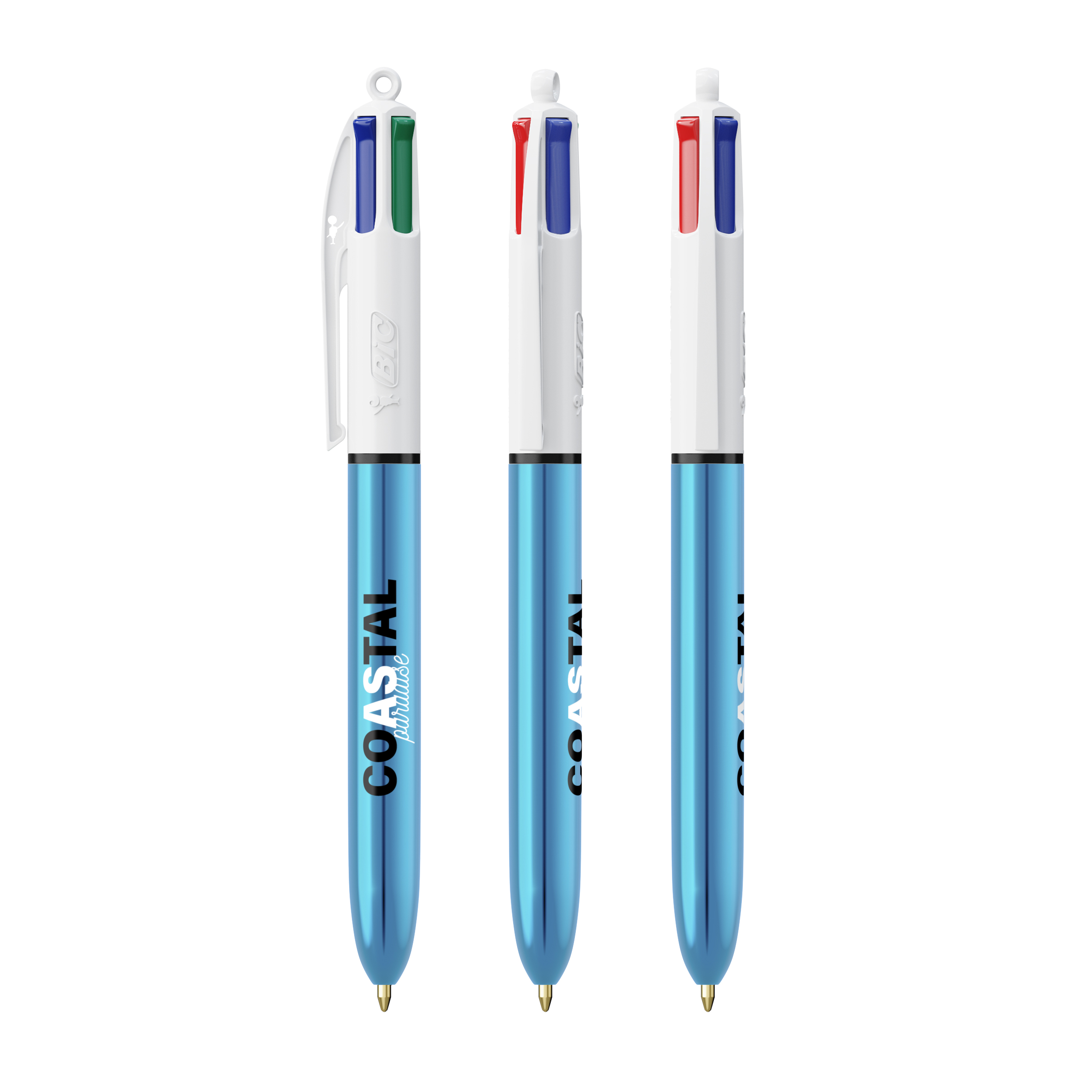 Miniature 1 pour BIC® 4 Couleurs Shine bille