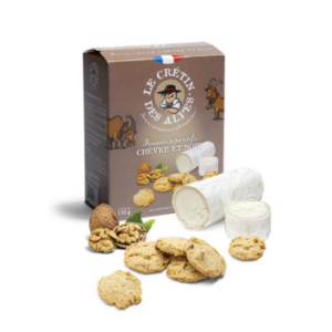 Visuel Biscuits apéritifs au fromage de chèvre et noix - Le Crétin des Alpes
