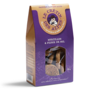 Visuel Biscuits personnalisés à la myrtille & fleur de sel - Le Crétin des Alpes