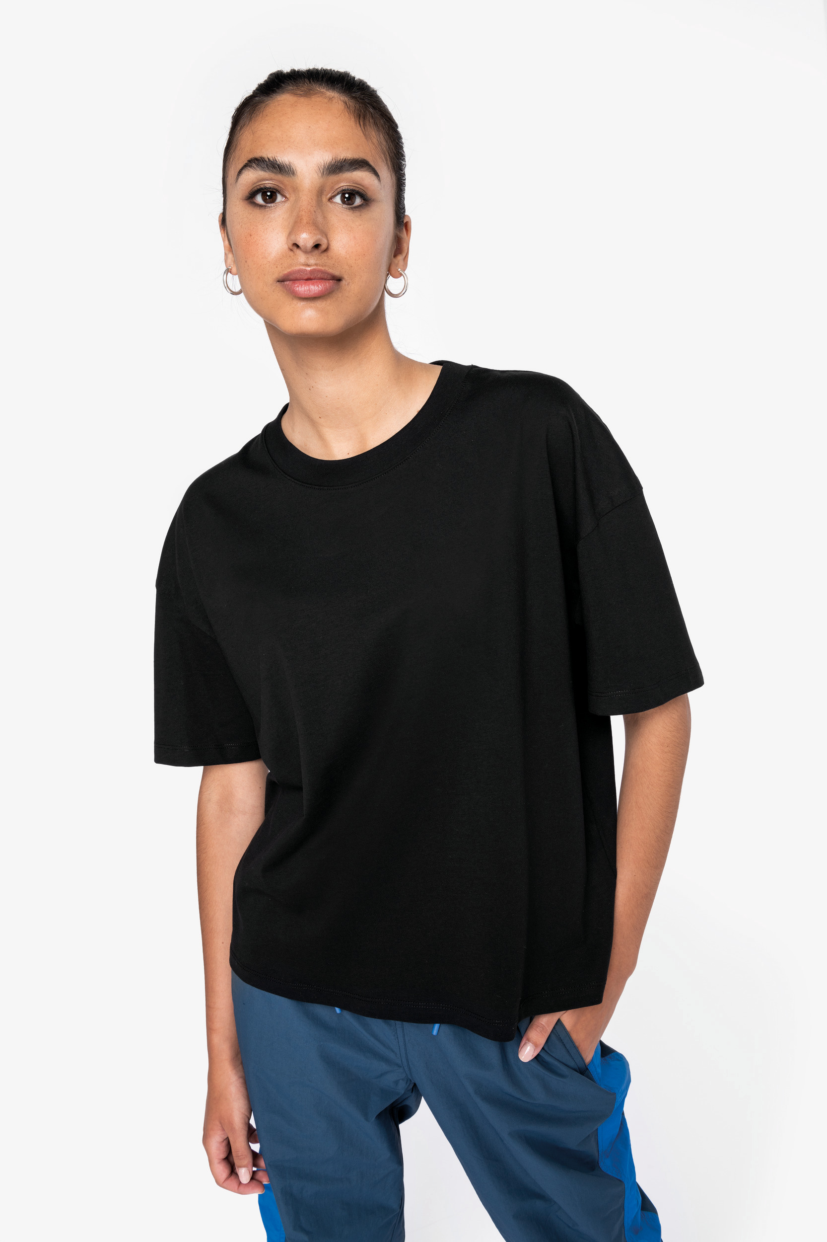 Miniature 1 pour T-shirt écoresponsable oversize femme
