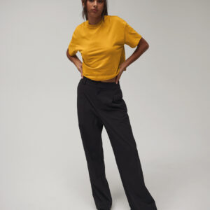 Visuel T-shirt crop femme