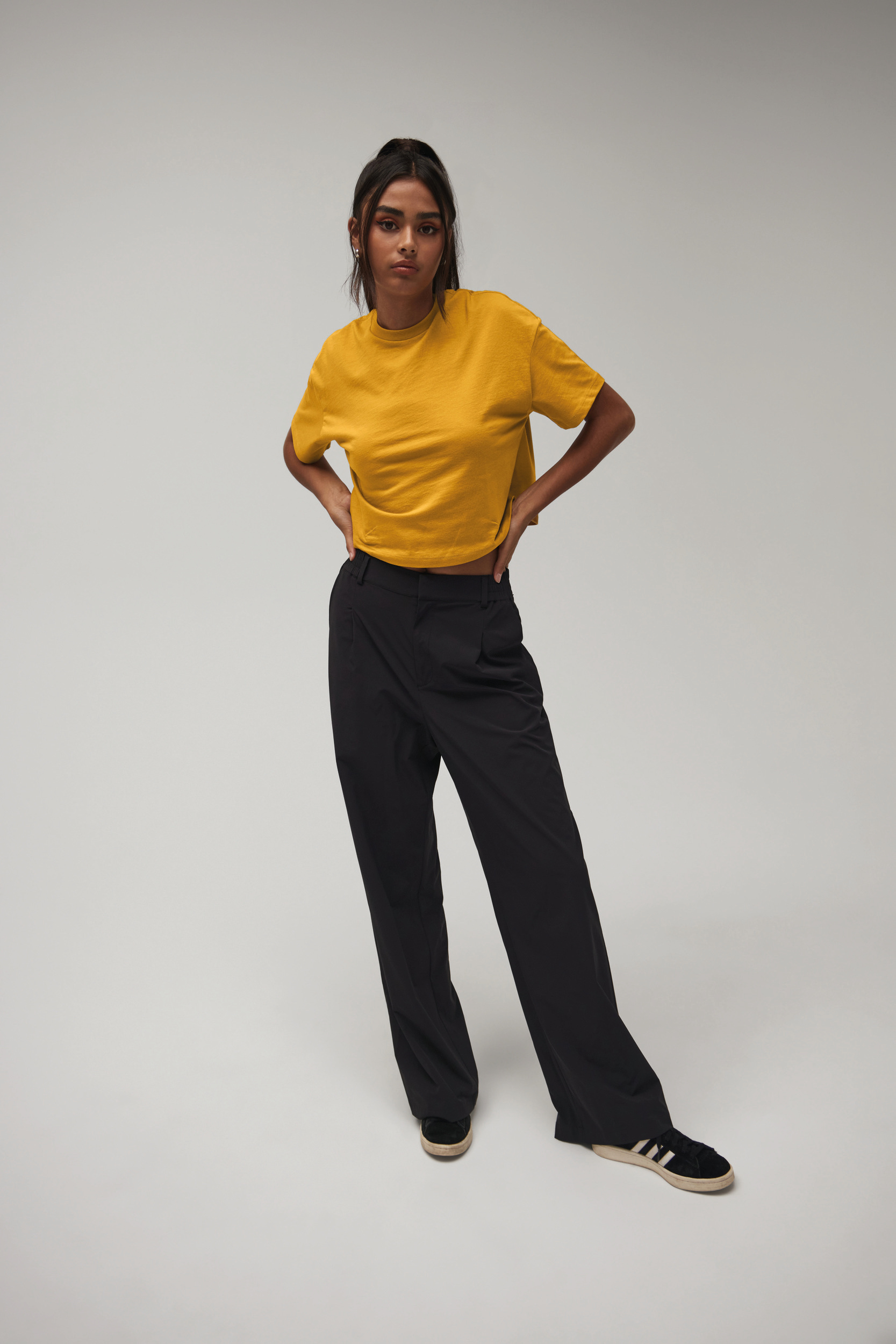 Miniature 1 pour T-shirt crop femme