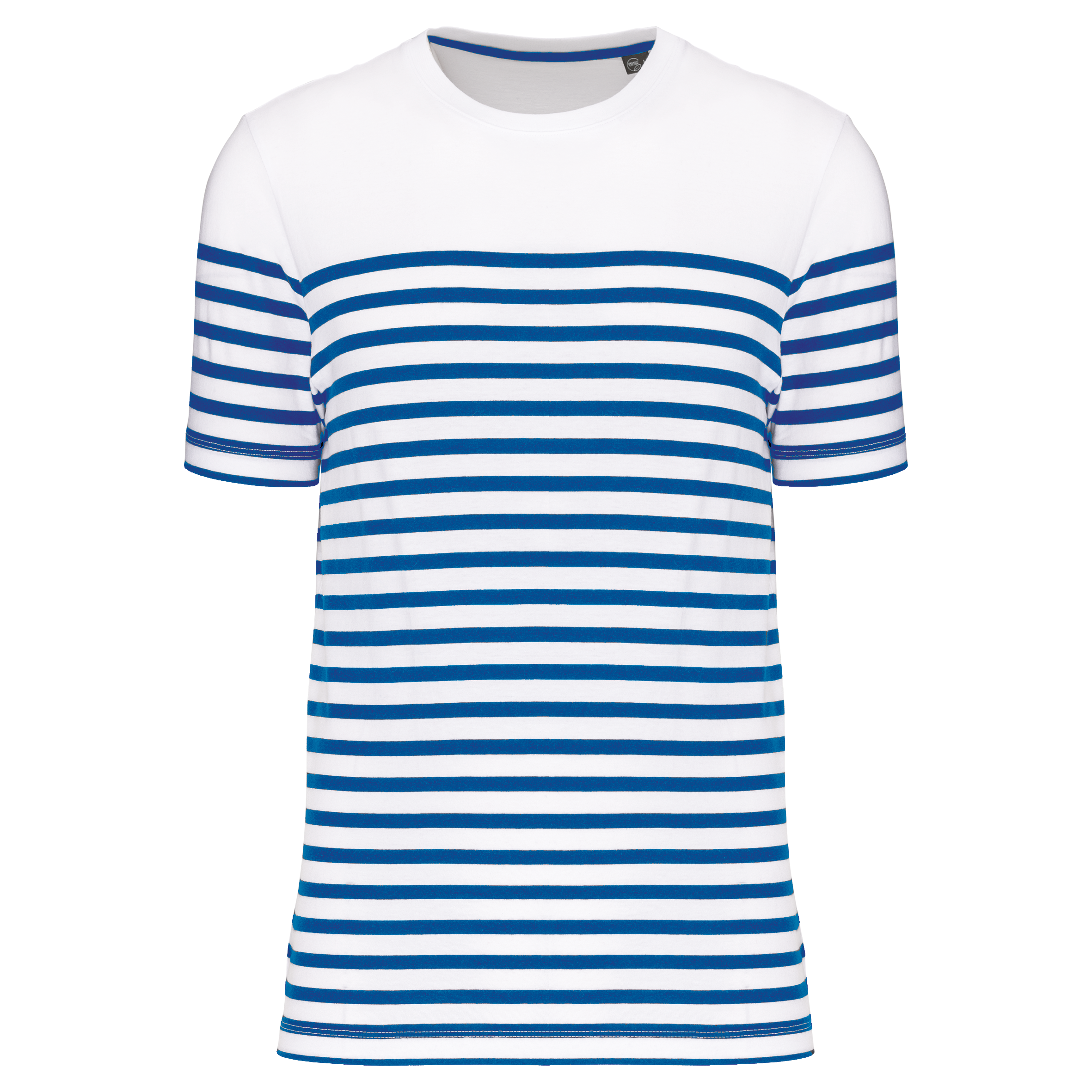 Miniature 16 pour T-shirt marin col rond Bio homme