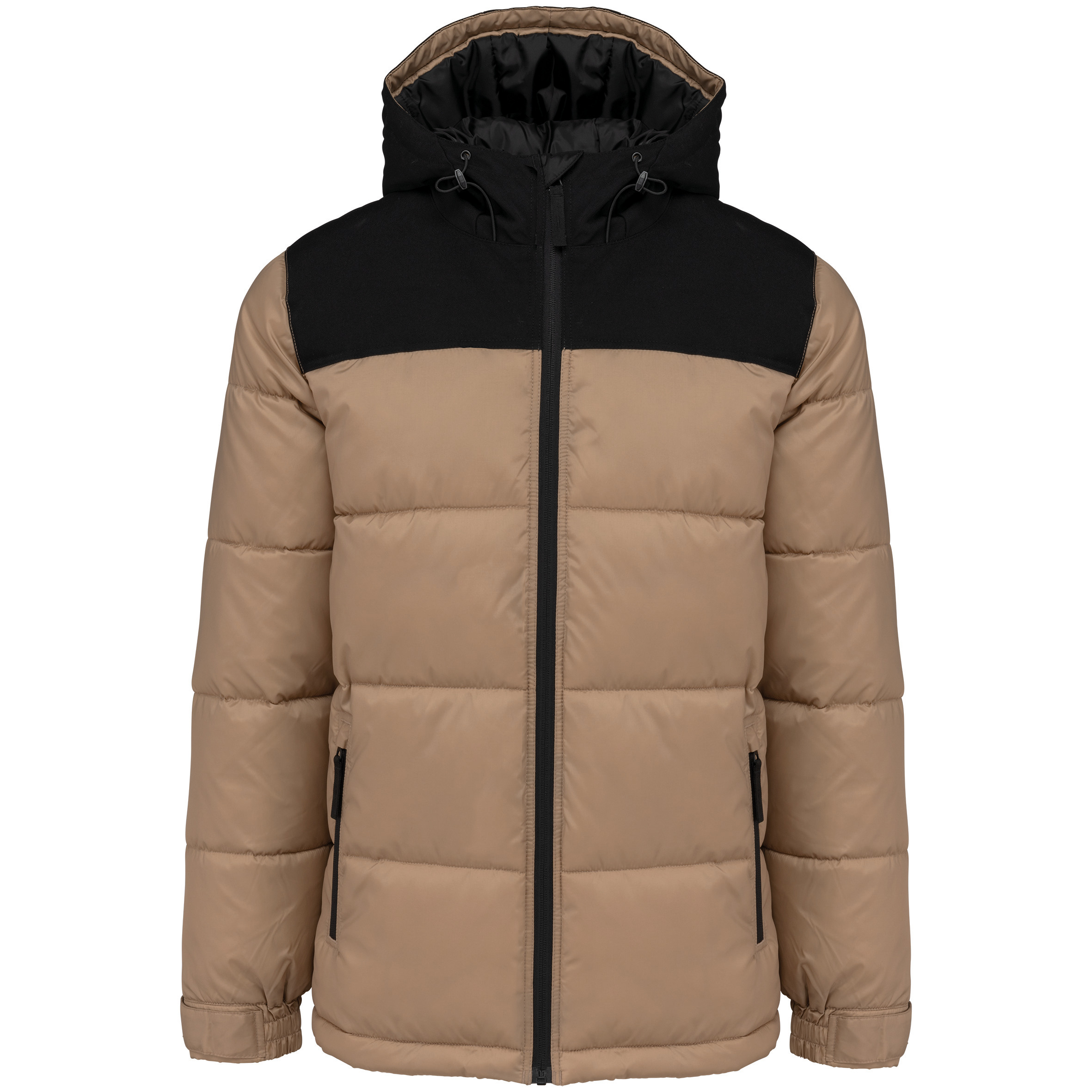 Miniature 21 pour Parka matelassée à capuche bi-ton unisexe