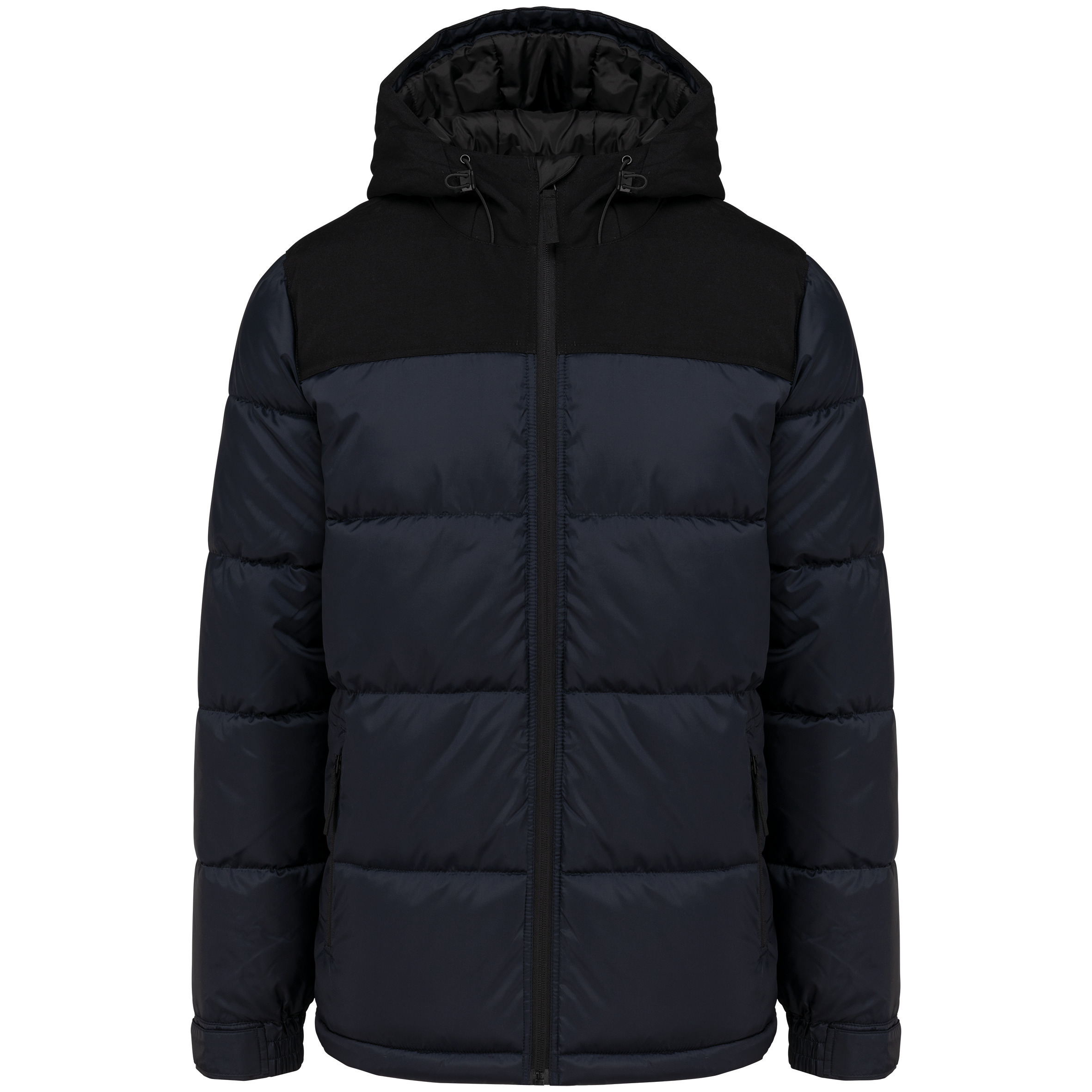 Miniature 20 pour Parka matelassée à capuche bi-ton unisexe