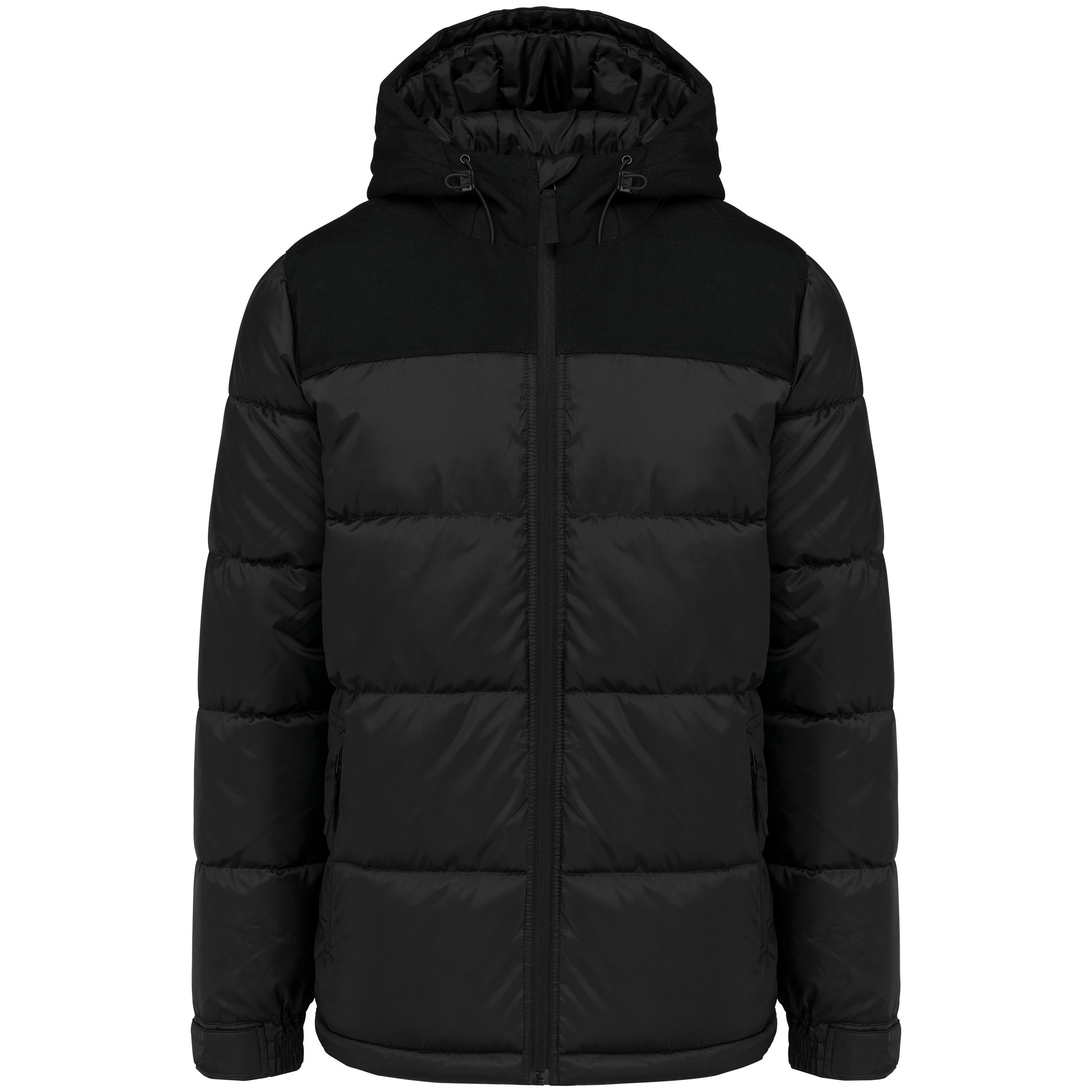Miniature 19 pour Parka matelassée à capuche bi-ton unisexe