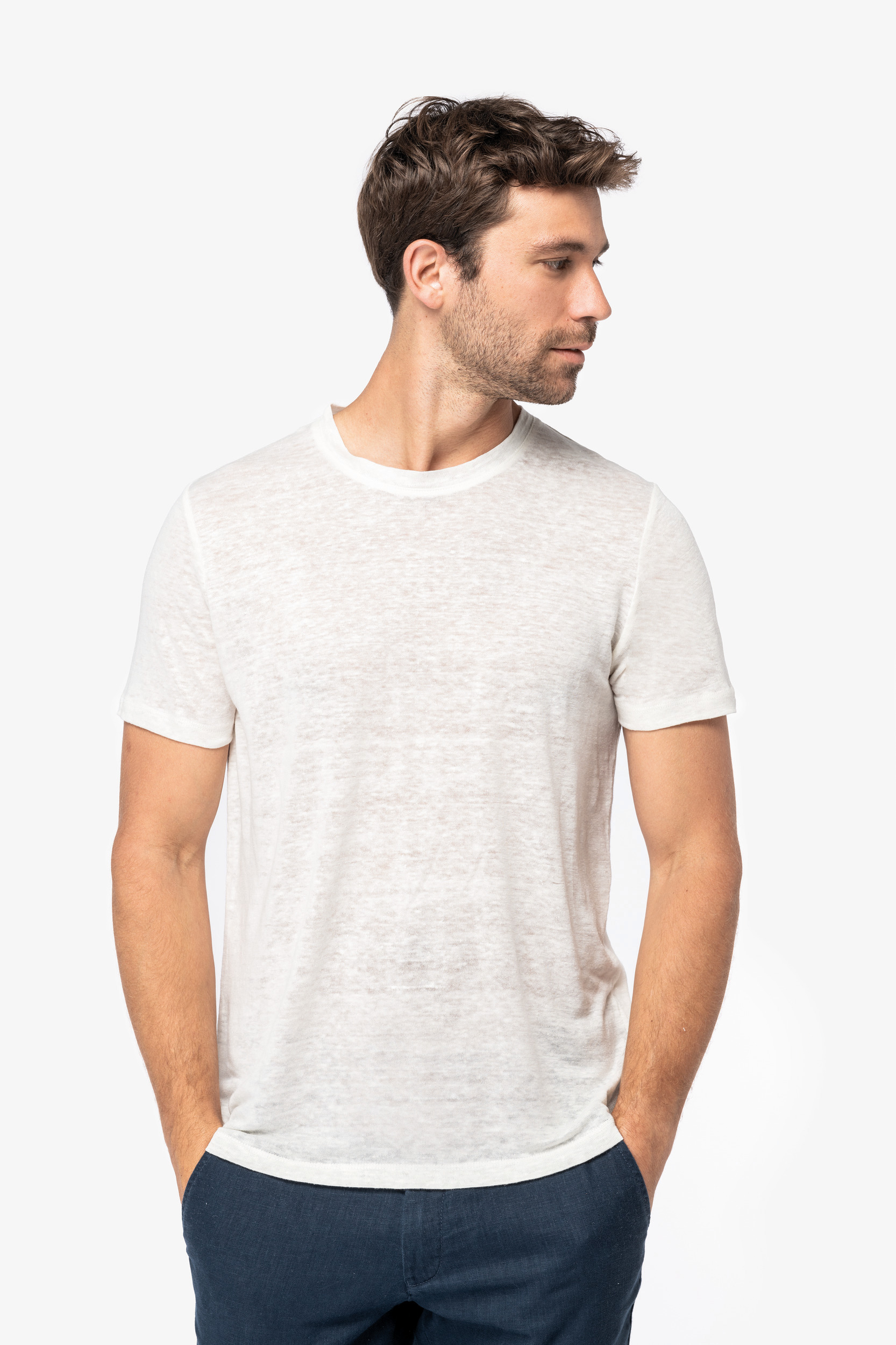 Miniature 1 pour T-shirt en lin homme