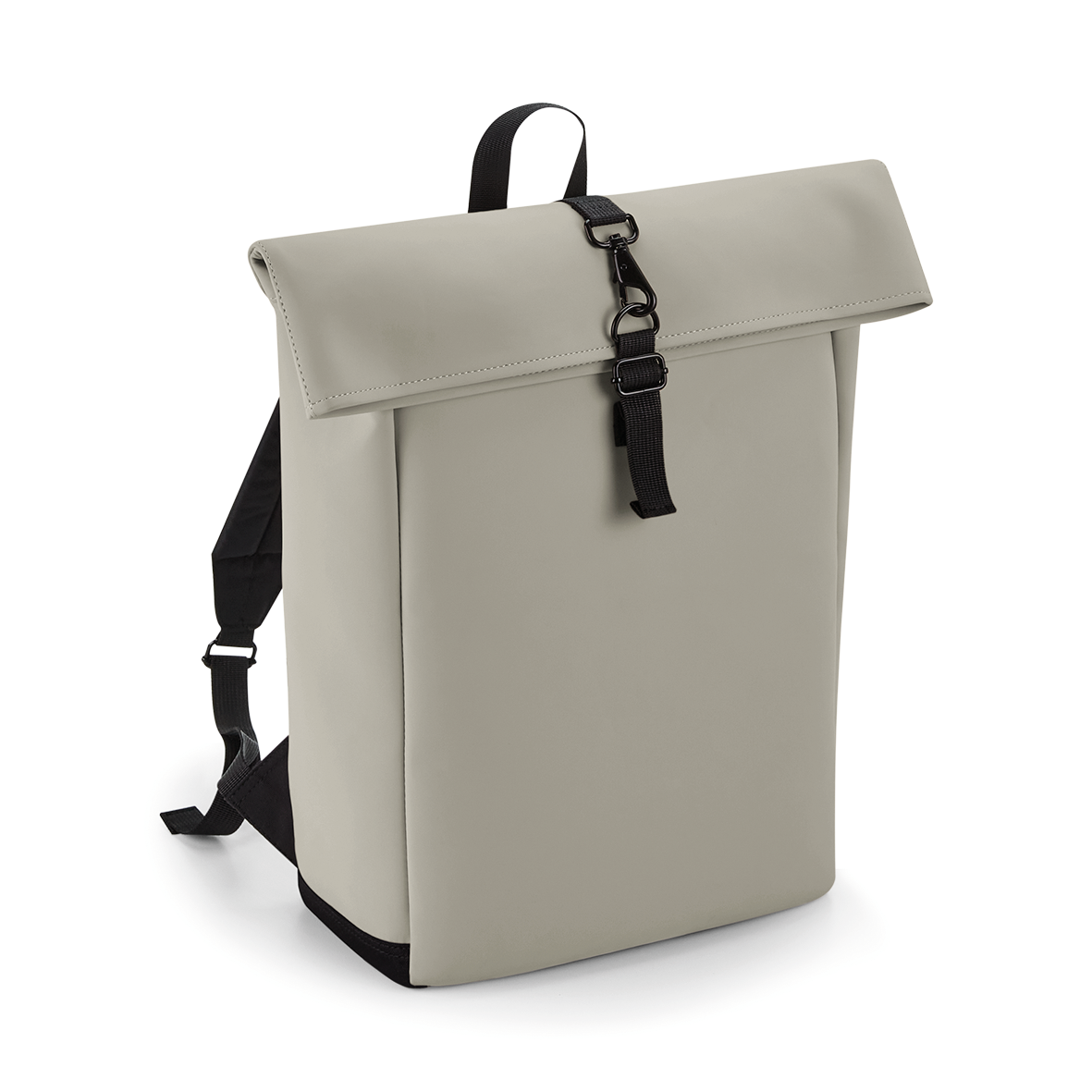 Miniature 12 pour Sac à dos avec rabat roll-top en polyuréthane mat