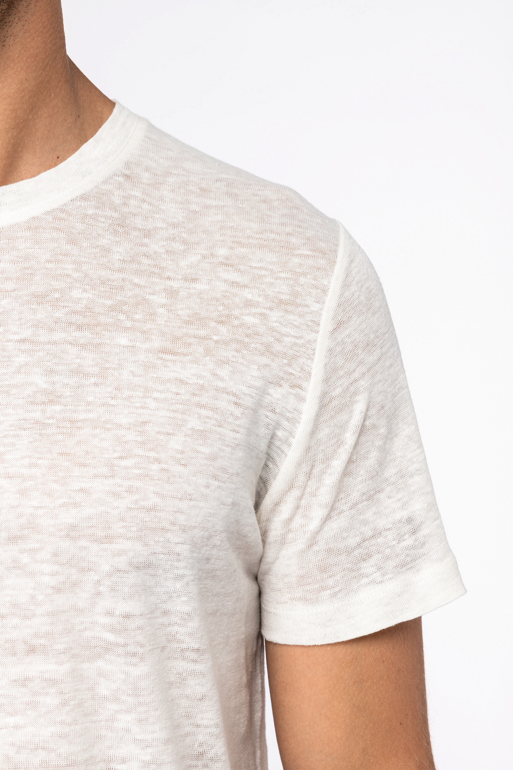 Miniature 5 pour T-shirt en lin homme