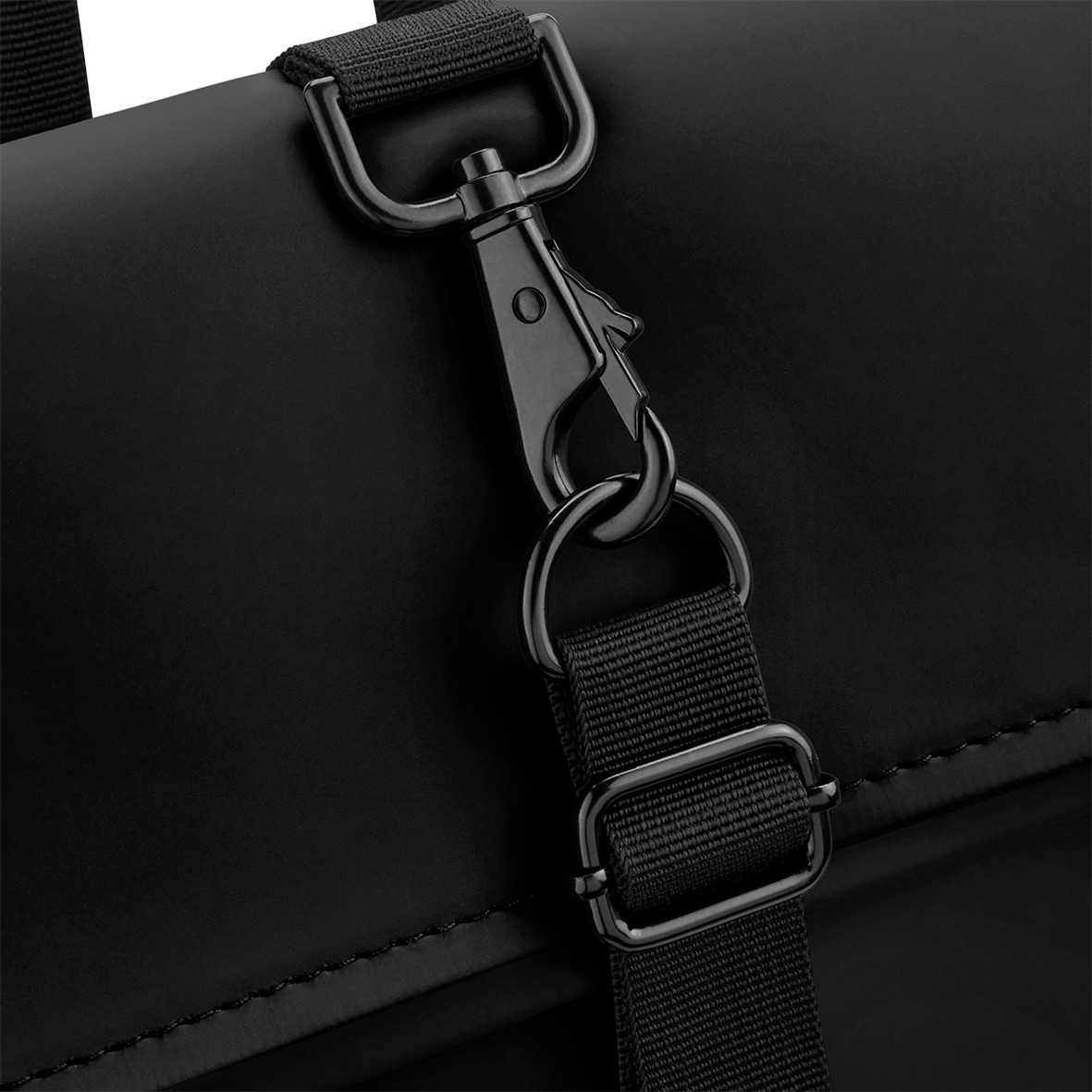Miniature 4 pour Sac à dos avec rabat roll-top en polyuréthane mat