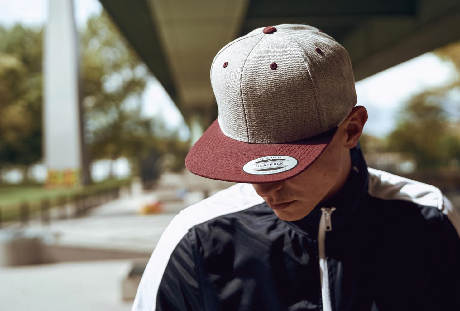 Miniature 2 pour Casquette Classic snapback bicolore