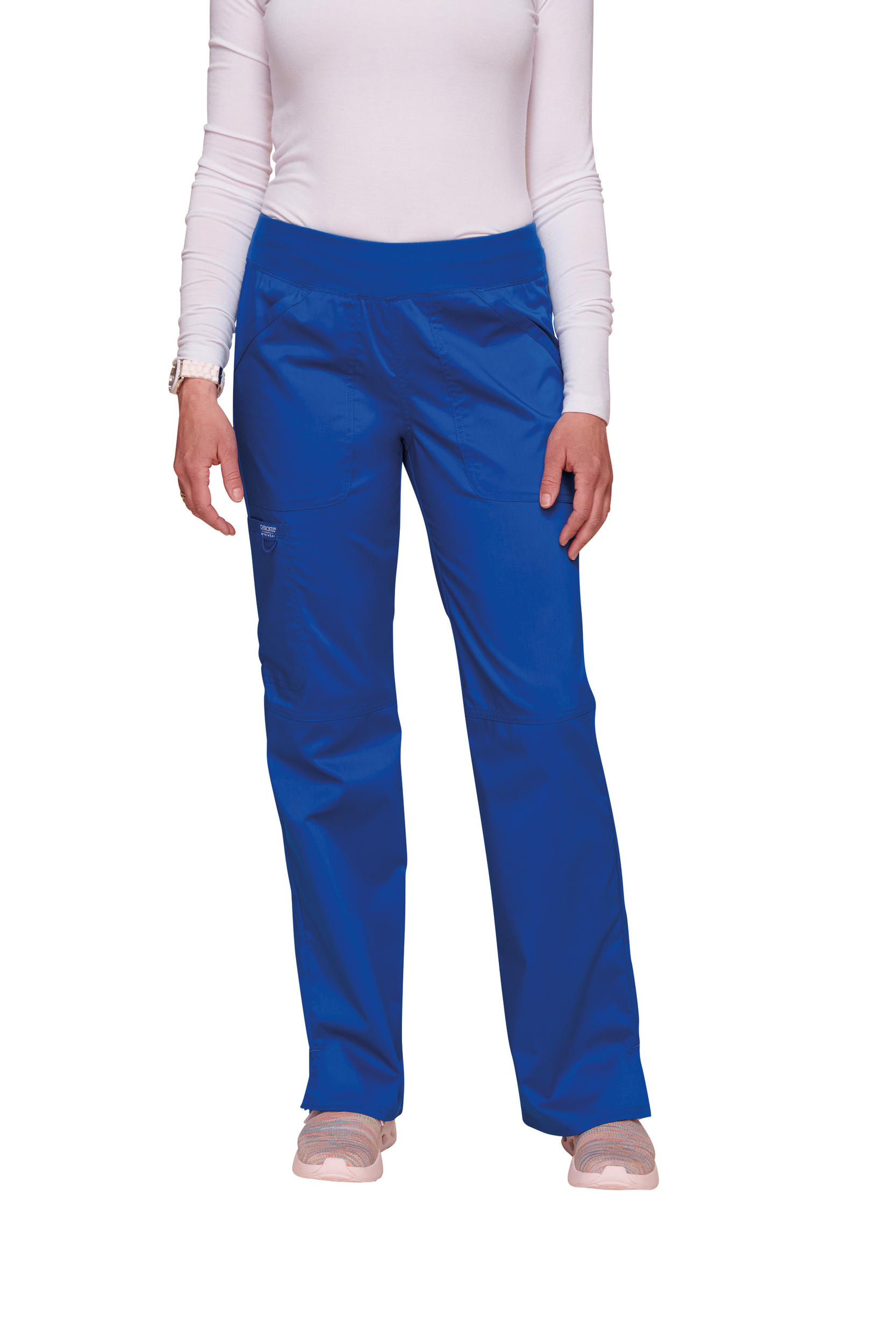 Miniature 8 pour Pantalon cargo à taille moyenne à enfiler femme