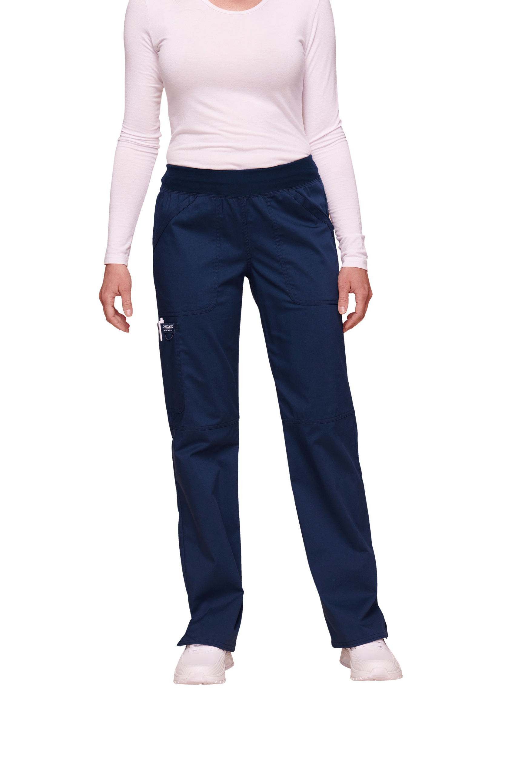 Miniature 7 pour Pantalon cargo à taille moyenne à enfiler femme