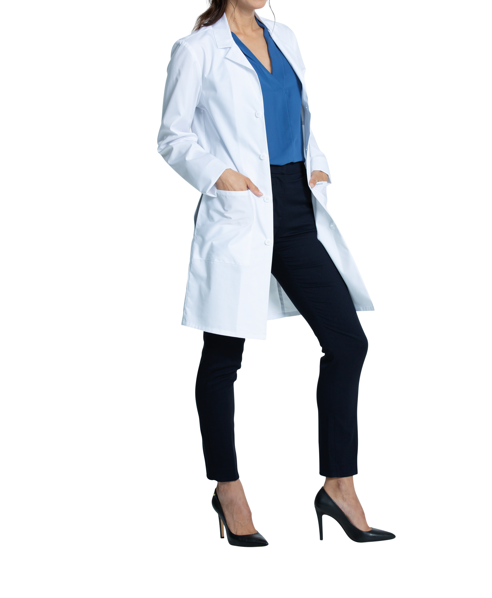 Miniature 3 pour Blouse de laboratoire 96.5cm unisexe